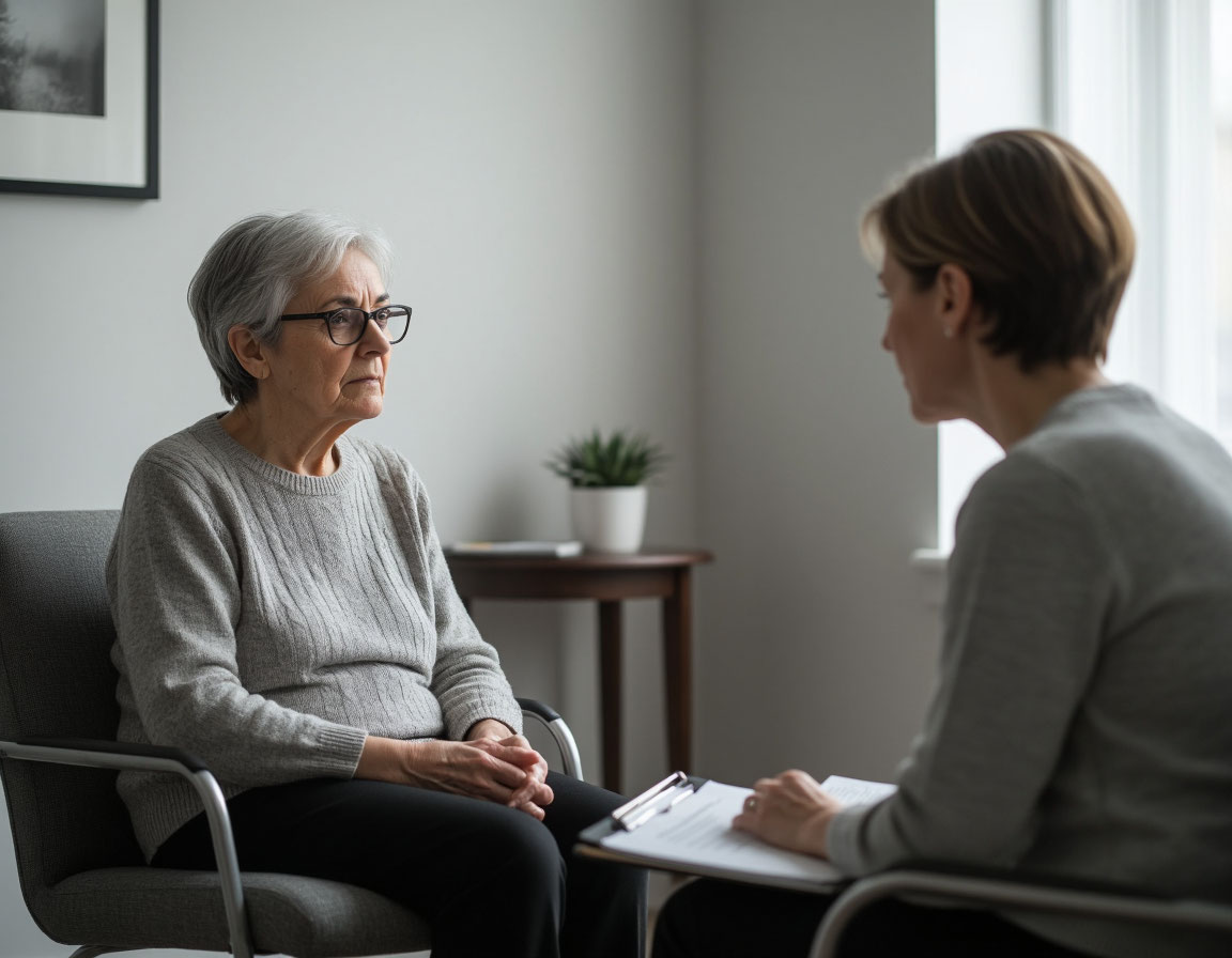 Консультация гериатра для пожилых людей